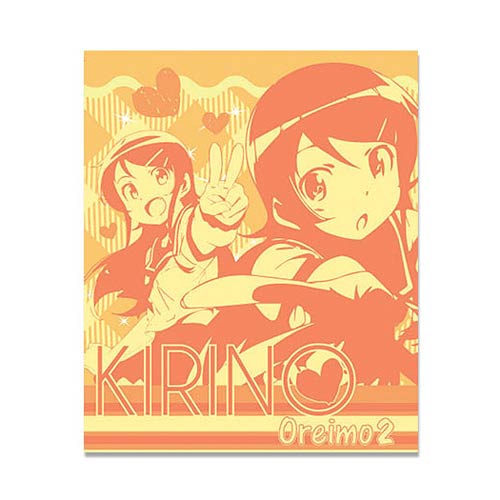 Oreimo 2 Kirino Kosaka Gold Throw Blanket